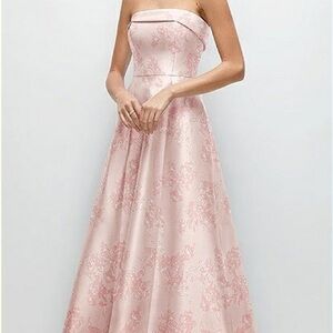 NWT Wedding Guest Pink Strapless Dress